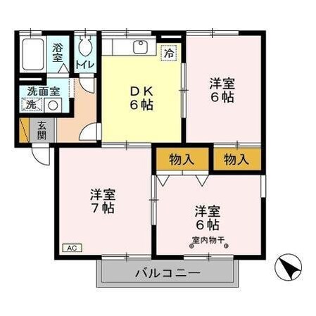 ロイヤル・スクエア Aの物件間取画像